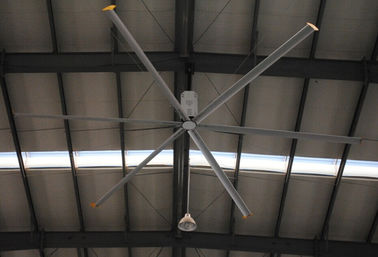 HVLS Energy Saving Large Industrial Ceiling Fan , 24 inch Workshop Ceiling Fans