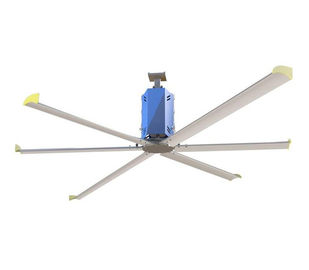 6m Big air cooling HVLS Large Industrial Ceiling Fan Energy Efficient For Factory