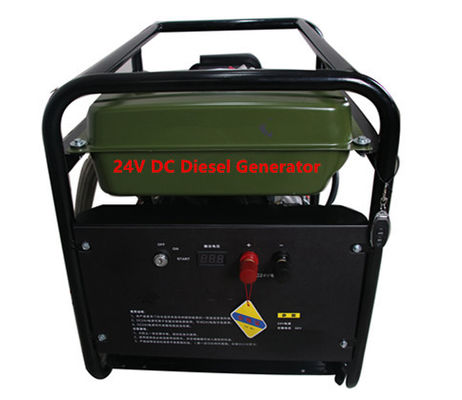 Air Cooled 24V DC 5kw 3000rpm Genset Diesel Generator IP23