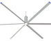 Low Power Large Warehouse Industrial Ceiling Fan Factory 24'' HVLS , 53rpm Speed