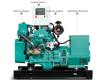 12kw Cummins Marine Diesel Genset With 4bt3.9 Diesel Engine ISO9001 Compliant