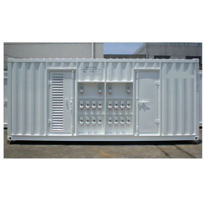 20ft Containerized Switchboard Generator Power Pack 30pcs 3phase 460V Sockets Deck