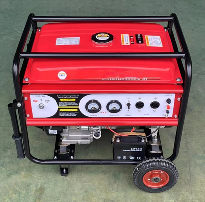 Air cooled Gasoline Generator 5 Kva Single / Three Phase Electric Start