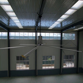 24ft Big Air Large Industrial Ceiling Fan Hvls Six Blades , Remote control electric power 1500w