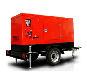 Mobile Trolley 630A DC Diesel Welder Generator Trailer Dual Handles 20kw ARC Welding Genset