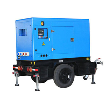 Mobile 60kw 70kva 150kva Genset Diesel Generator With Wheels Trolley