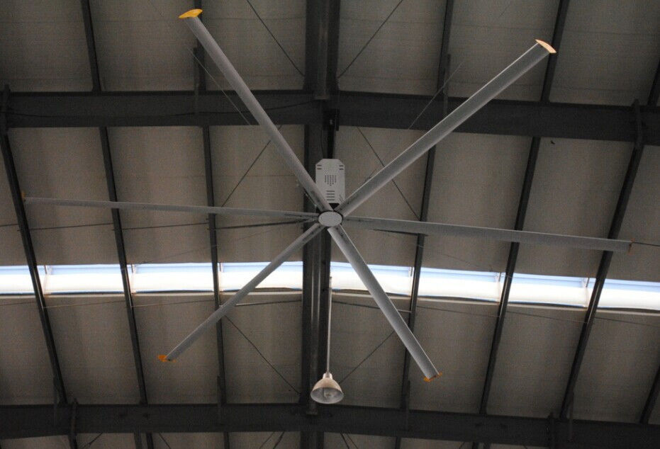 HVLS Energy Saving Large Industrial Ceiling Fan , 24 inch Ceiling Fans