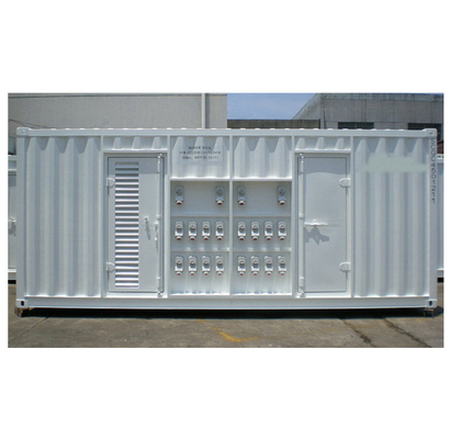 20ft Containerized Switchboard Generator Power Pack 30pcs 3phase 460V Sockets Deck