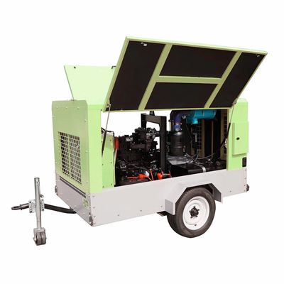 Portable 16bar 250CFM 400CFM Diesel Engine Air Compressor for Mobile Truck