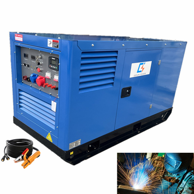 Mobile trailer 800A 400A 430A 500Amp diesel engine welding machine 2 x 2 person welder generator