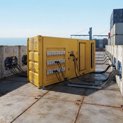30pcs Sockets Water Cooling 460V 60Hz Reefer Container Genset Diesel Generator Power Pack