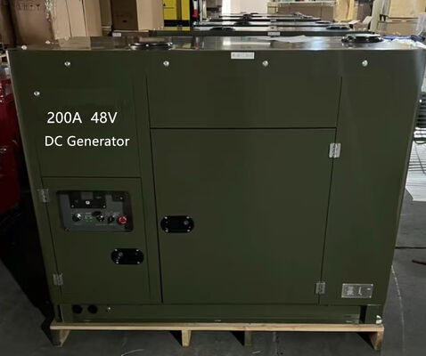 200A 250A 300A diesel engine powered 48V dc generator 12kw for solar battery charging 