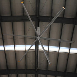 6 Propeller Blade Large Industrial Ceiling Fan 16ft HVLS , Energy Saving Big Air Ventilation