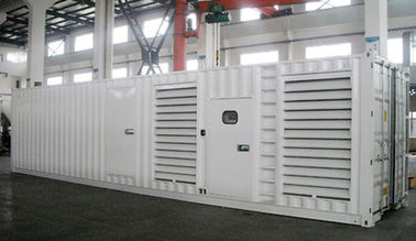 Container type 1000kva power cummins diesel generator 800kw KTA38 - G2A synchronization