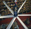 7m diameter 24foot Large Industrial Ceiling Fan , Air Port Cooling Ceiling Exhaust Fan