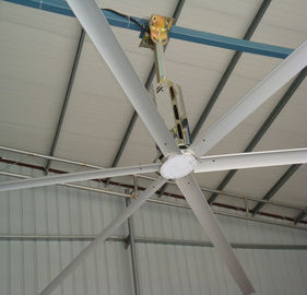 Energy Saving 2500mm Industrial Big Ceiling Fan Silent High Volume Low Speed For Factory