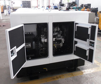 super silencer 27KVA turbo charger perkins generator dubai deepsea control panel vacuum air breaker