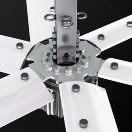 20feet Brushless DC Motor Industrial Ceiling Fans Gearless PMSM Big Air Ventilation 6m