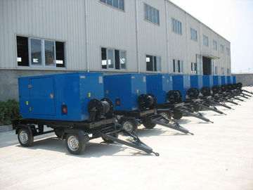 Mobile 85-175kva Perkins Diesel Generator Power Plant Delixi Breaker 4 Poles