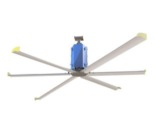 6 Blade 8ft 10ft VDF Speed HVLS Industrial Ceiling Fans