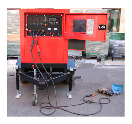 DC Electric Arc Welder Genset Diesel Generator Mobile Trolley 450A 500Amp Engine Driven