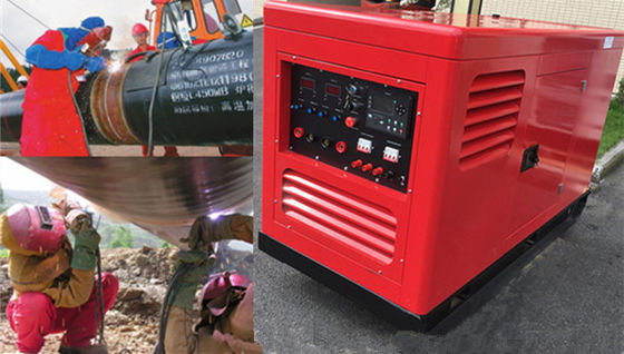 Kubota Silent 400a 500amp Diesel Engine Welder Generator Denyo Dlw-500isw