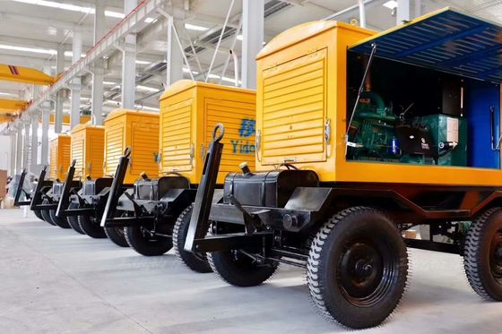 220V Monophasic Cummins 6BTAA5.9 Engine Diesel Generator On Trailer